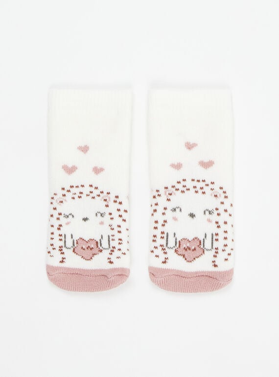 Off-white und rosa Socken SOU1CHO2 / 23WF4011SOQA001