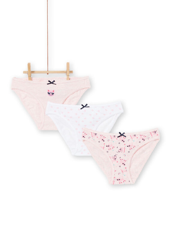 3er-Set Kinderslips mit Katzenmotiven LEFALOTCHA / 21SH1126D5LD314