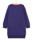 Sweatshirtkleid mit Regenbogenmotiv und Pailletten RAPUROB2 / 23S901L2ROB703