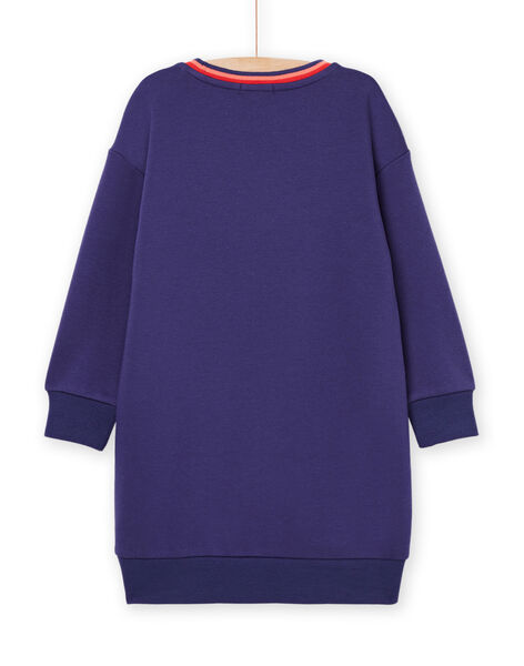 Sweatshirtkleid mit Regenbogenmotiv und Pailletten RAPUROB2 / 23S901L2ROB703