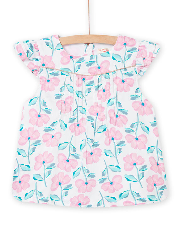Weiße Bluse Kind Mädchen NAVOCHEM / 22S90131CHE000