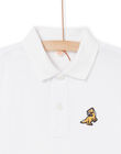 Polo-Shirt aus Piqué mit Dinosaurier-Badge ROJOPOL4 / 23S90271POL000