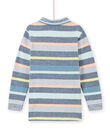 Poloshirt für Kinder Junge mit bunten Streifen NOMOPOL / 22S902N1POL622