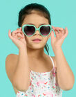 Kind Mädchen mandelgrüne Sonnenbrille NYAMERLUN2 / 22SI01L3LUS611