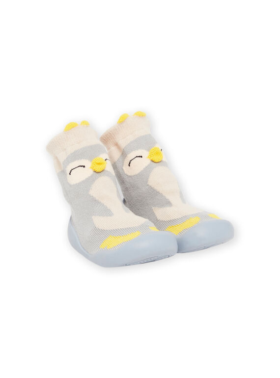 Sockenschuhe mit Pinguin-Animation und flexibler Sohle PUCHO7PING / 22XK3845D08C218