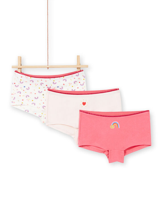 Girl's 3 sortierte Shortys MEFAHOTARC / 21WH11B1SHY001