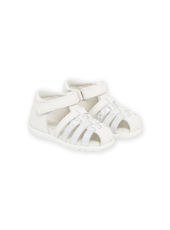 Weiße Sandalen Baby Mädchen NISANDBIANCA / 22KK3746D0E000