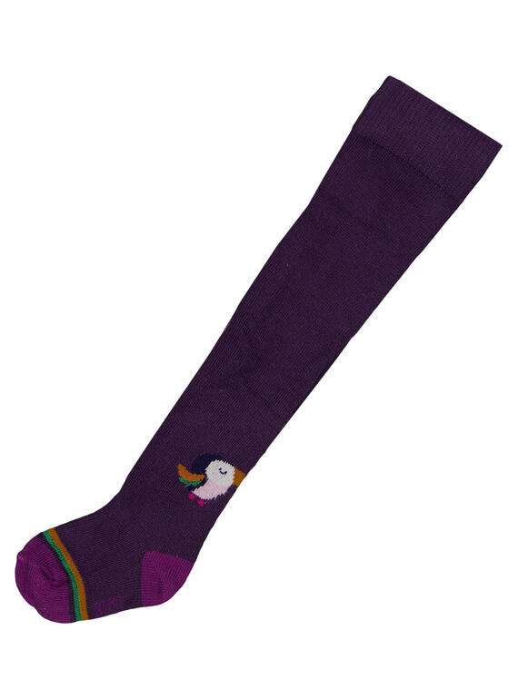 Strumpfhose mit Muster am Beinunterteil GYIVIOCOL / 19WI09R1COL708