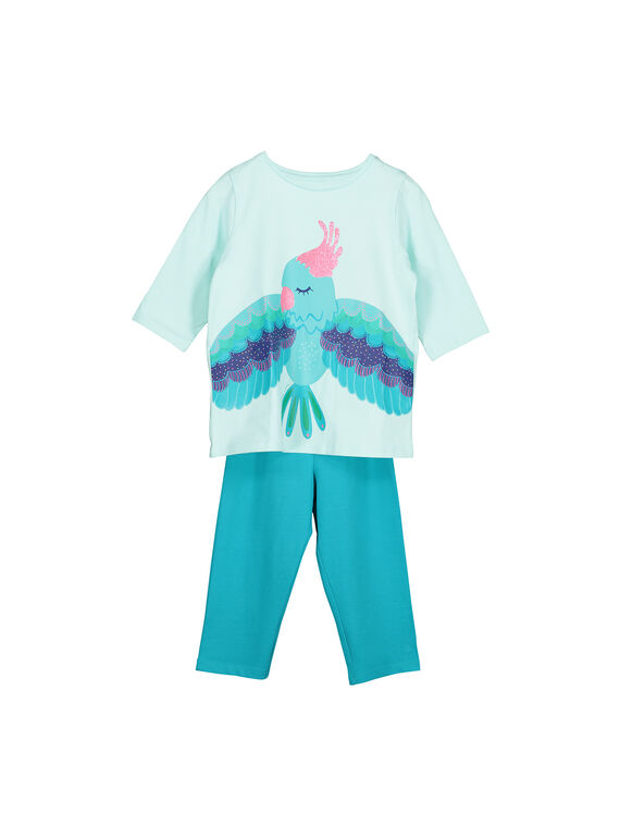 Pyjama aus Baumwolle für Mädchen FEFAPYJPLU / 19SH1194PYJ203
