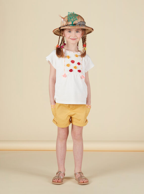 Bestickte und kunstvoll gestrickte Bluse JADUCHEM / 20S901O1CHE001