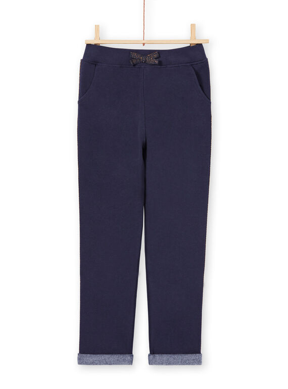 Marineblauer Jogginganzug für Mädchen MAJOBAJOG3EX / 21W90114JGBC205