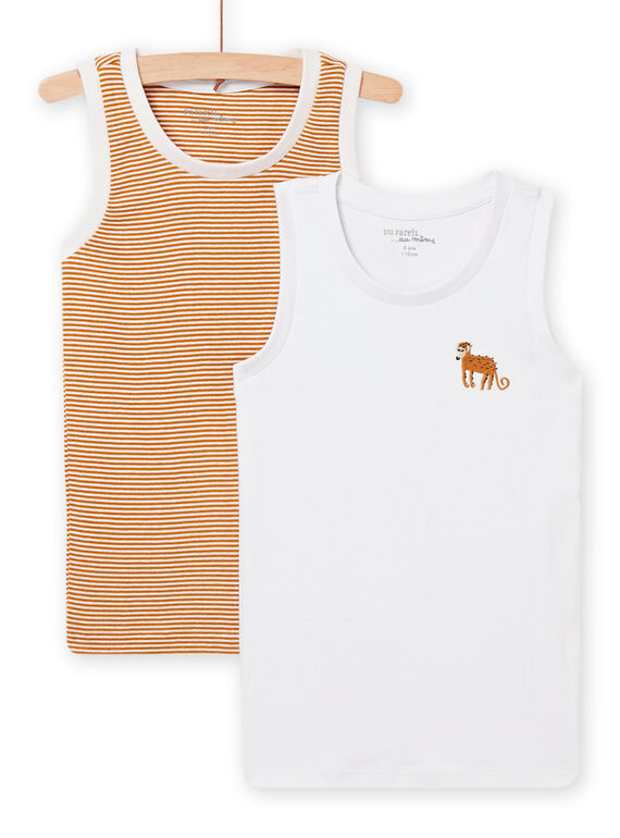 Doppelpack Tank-Tops, sortiert, Kind, Jungen NEGODELSIN / 22SH12I2HLI812