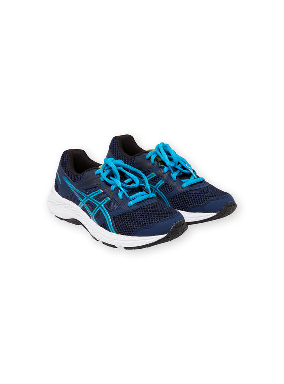 Asics Kinder Turnschuhe in Marineblau und Türkis GGCONTENDG / 19WK36P2D4Q070