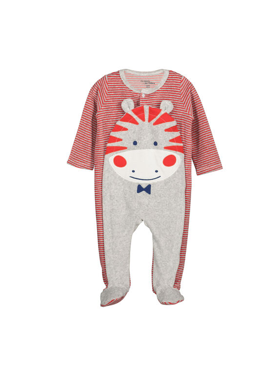 Strampler mit Flusspferd für Babys Jungen FEGAGREZEB / 19SH1441GRE099