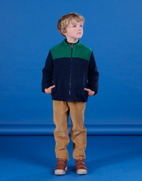 Sherpa-Weste mit langen Ärmeln POMUGIL1 / 22W902R1GILC243