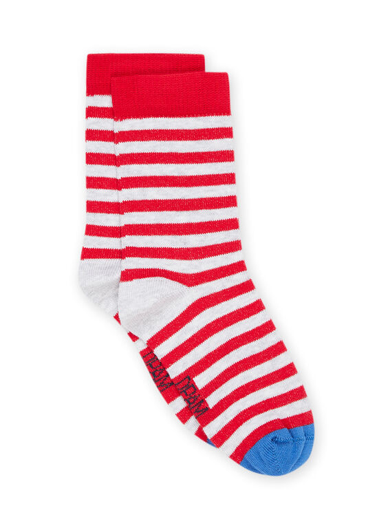 Socken mit Streifenmuster RYOJOCHOR3 / 23SI0272SOQF518