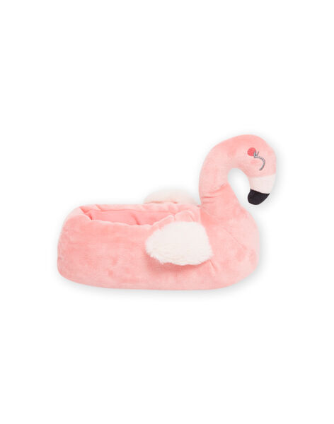 3D rosa Flamingo Hausschuhe Kind Mädchen NAPANTFLAM3D / 22KK3511PTD030