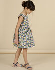 Kind Mädchen ärmelloses Kleid mit Blumendruck NASOROB1 / 22S901Q3ROBC243