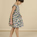 Kind Mädchen ärmelloses Kleid mit Blumendruck