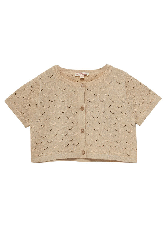 Durchbrochene Strickjacke in Lurex JASOCAR / 20S90181CARK008