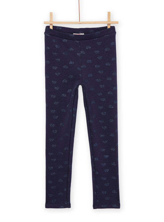 Leggings mit Regenbogenprint marineblau PAJOLEG1 / 22W901C4PANC205