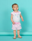 Baby Mädchen rosa gestreifte Shorts NIFICSHO2 / 22SG09U1SHOD303