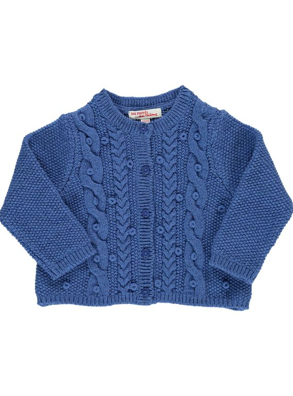 Baby girls' cardigan DIBLECAR2 / 18WG0992CAR201