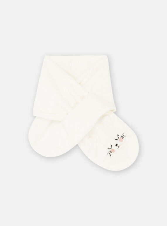 Ecru Schal für Baby-Mädchen SYIJACHA / 23WI09O2ECH001