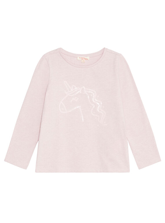 Heather pink LONGSLEEVE T-SHIRT KAJOYTEE2 / 20W90152D32D314
