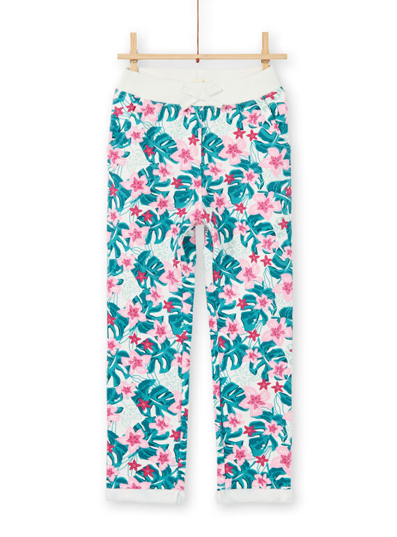 Jogginghose, Hawaii-Blumen-Print LAJOBAJOG2 / 21S90142D2A001