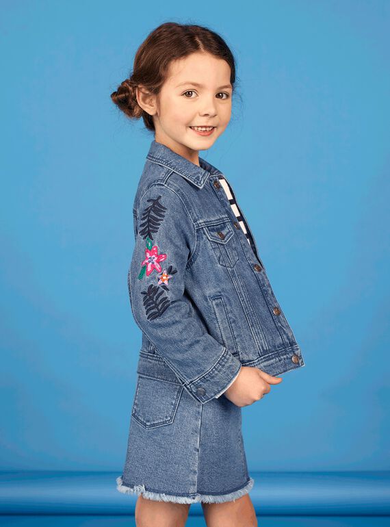 Blaue Jeansjacke aus Baumwolle LANAUVEST / 21S901R1VESP274