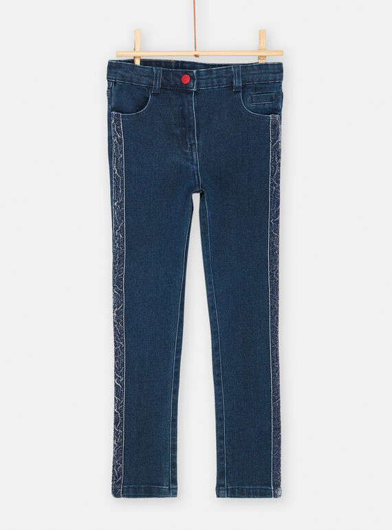 Blaue Jeans für Mädchen SAFORJEAN / 23W901K1JEAP274