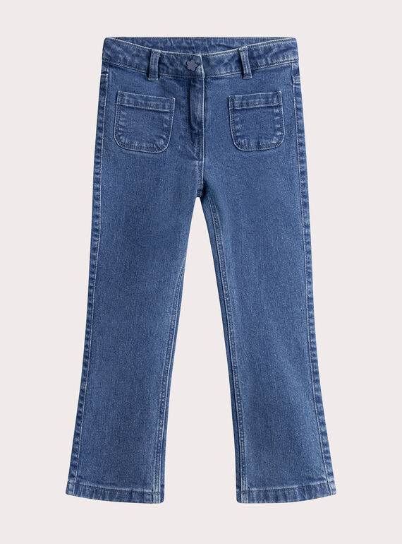 Mittelblaue ausgestellte Denim-Jeans WAKAJEAN / 25S90131JEAP274