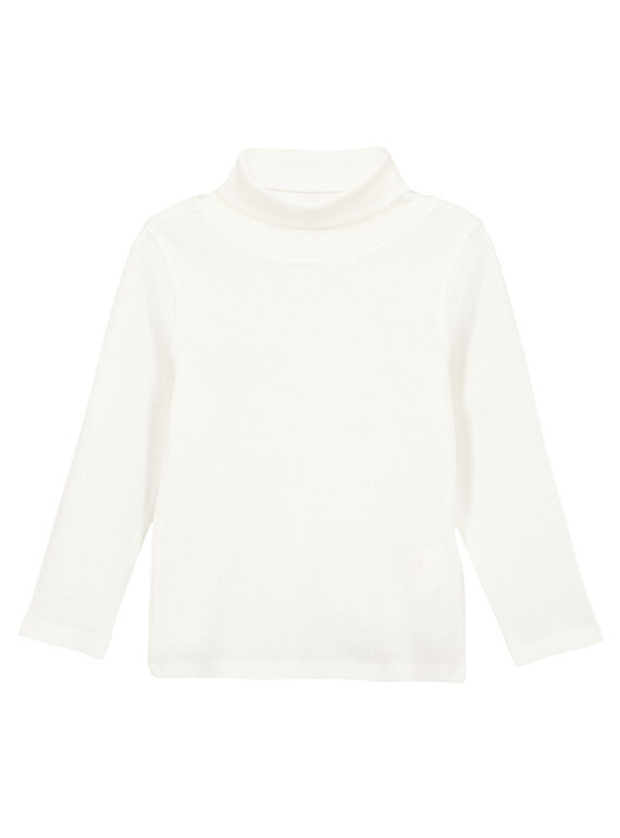 Gerippter Unterziehpullover Ecru GOESSOU1 / 19W902U3D3B001