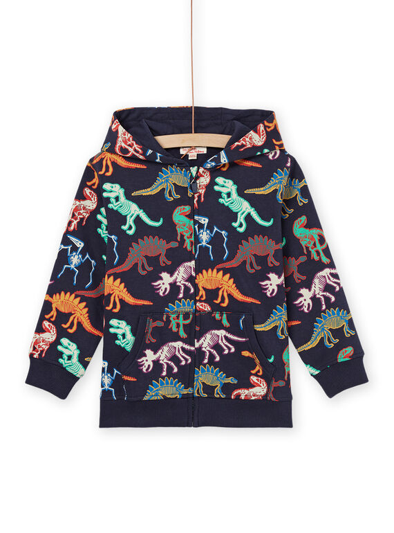 Kapuzen-Sweatshirt mit Dinosaurier-Print POJOJOH1EX / 22W902D6JGH705