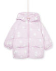 Daunenjacke mit Kirschmuster PAPOMDOUNE / 22W901G2D3E320