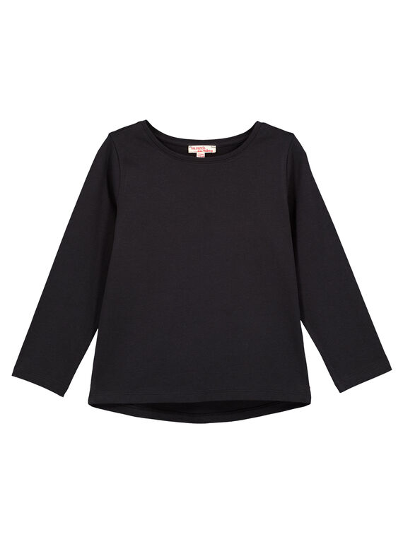 Black Longsleeve T-SHIRT GAESTEE5 / 19W901U4D32090