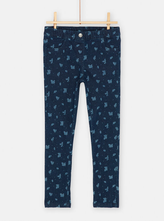 Dunkelblaue weiche Jeans, Mädchen SAJOJEG1 / 23W901M4PANP271