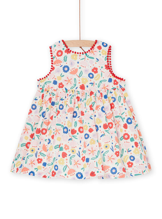 Mehrfarbiges Kleid mit Blumenmuster RINAUROB1 / 23SG09N2ROB001