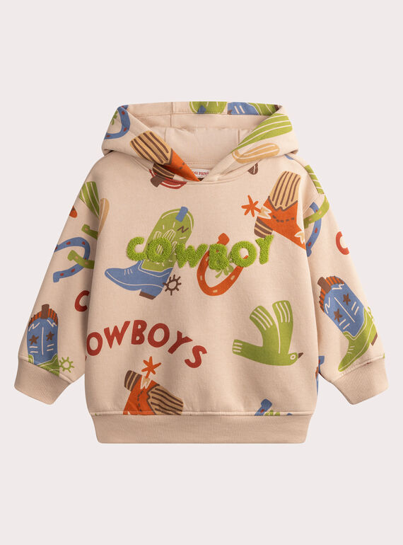 Sweatshirt mit Cowboy-Print  WOLANSWE / 25S90241SWED327