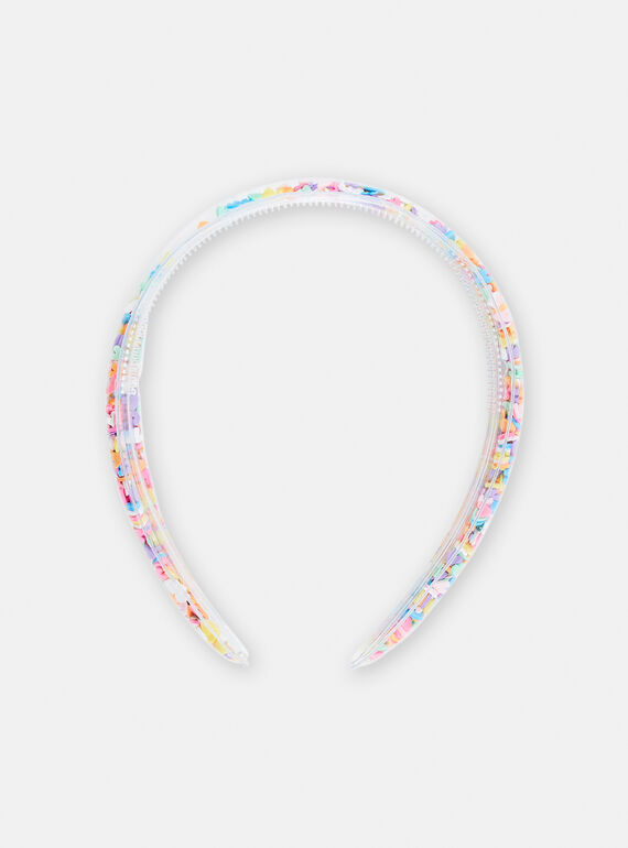 Transparenter Haarreif mit Pailletten für Mädchen TYAJOSERR2 / 24SI01E2TET961