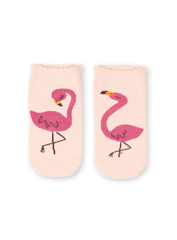 Puder rosa Socken Kind Mädchen LYATERSOCK / 21SI01V1SOQD322