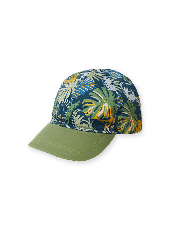 Grüne, blaue und orange Mütze für Jungen LYOVERCAP / 21SI02Q1CHAG631