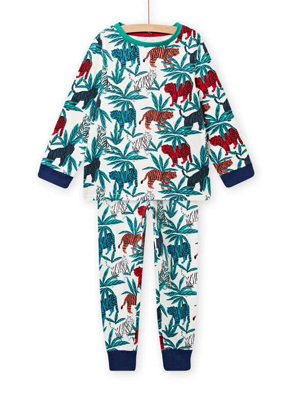 Pyjama-Set für Kind Junge mit tropischem Muster NEGOPYJTROP / 22SH12G2PYJ003