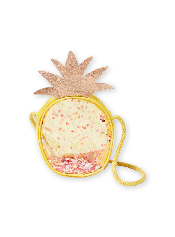 Ananas gelb Ananas Umhängetasche Kind Mädchen LYAJAUBAG / 21SI01O1BES116