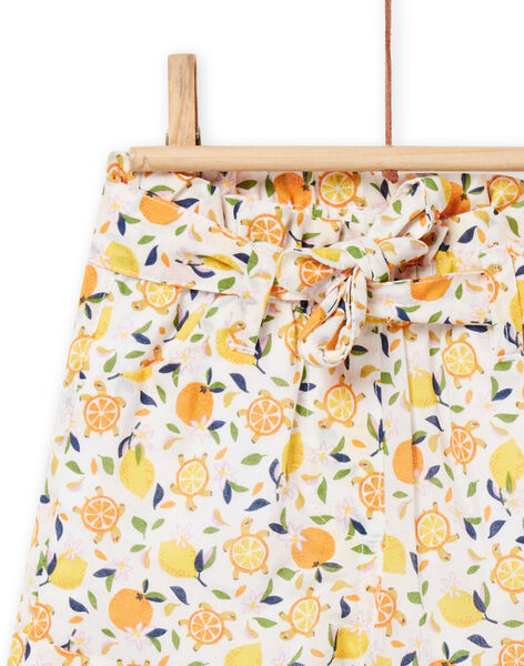 Weiße Shorts Baby Mädchen NIHOSHO / 22SG09T1SHO000