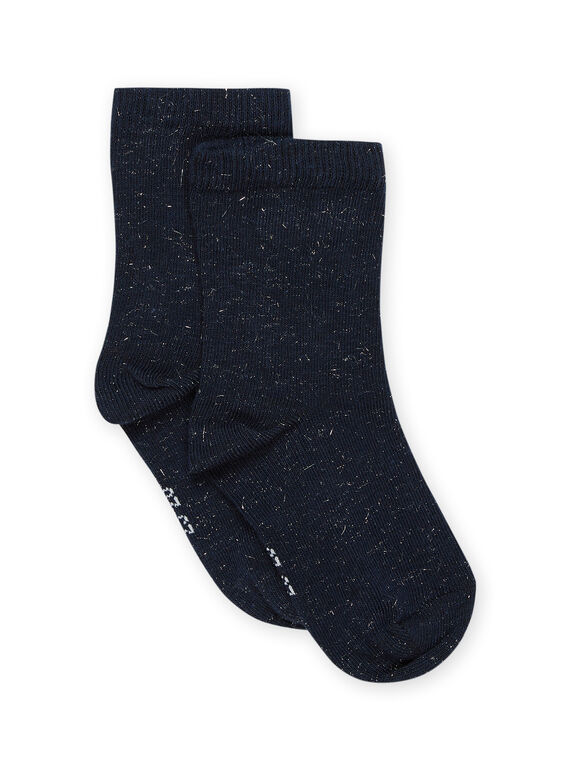 Einfarbige Socken mit Lurexfaden PYIJOSOQLU2 / 22WI09DASOQC205
