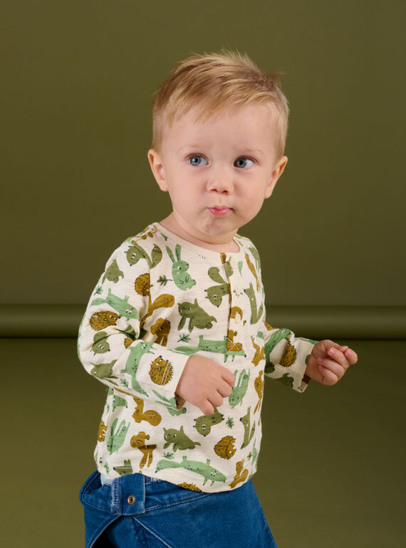 T-Shirt mit Tierprint PURHUTUN / 22WG10Q3TML810