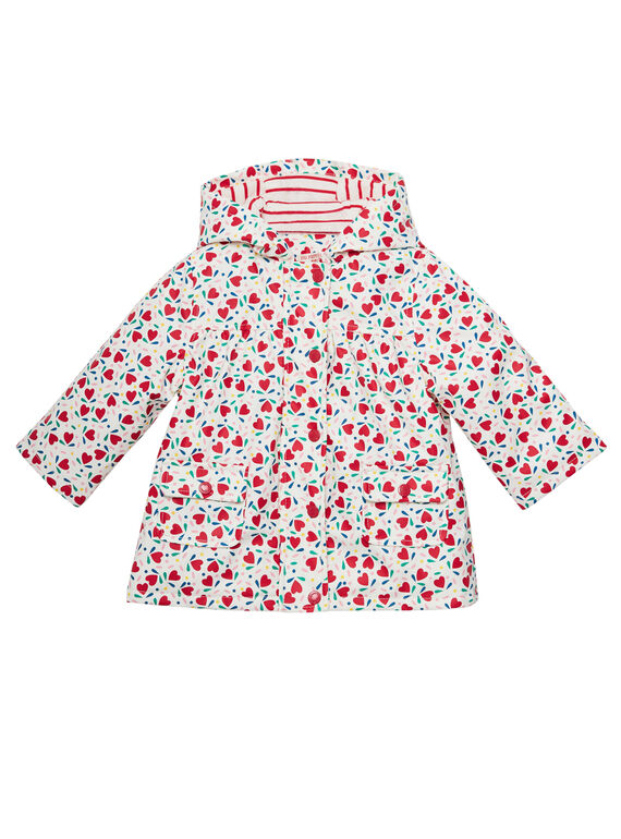 Baby-Regenmantel mit Aufdruck für Mädchen JIVIMPER / 20SG09I1IMP001