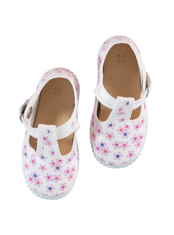 White SALOME CANVAS SHOES LFBABFLEUR / 21KK3542D17000